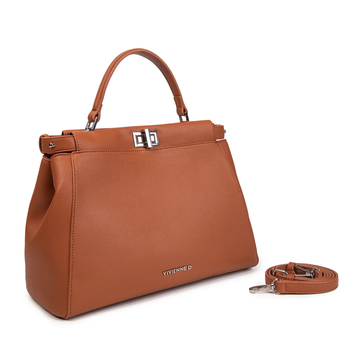 Vivienne D. donna borsa Rainbow V150 Cuoio