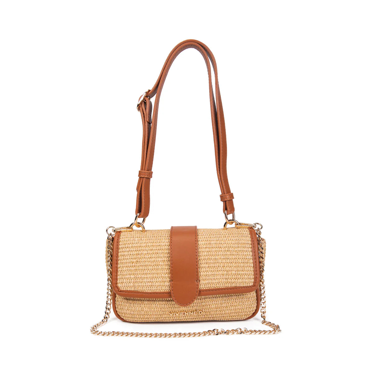 Vivienne D. donna borsa Mini Sunny V153 Cuoio