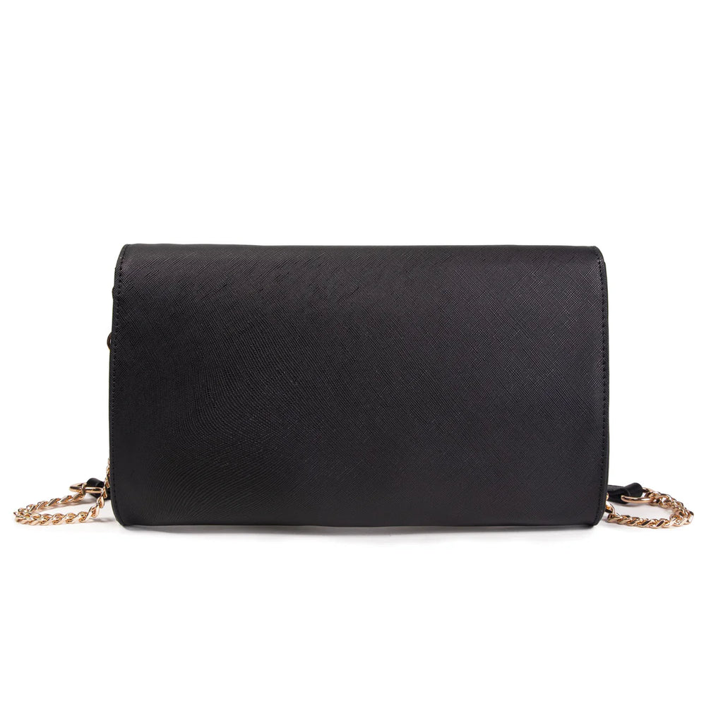 Vivienne D. donna borsa Mini Saffiano V164 Nero