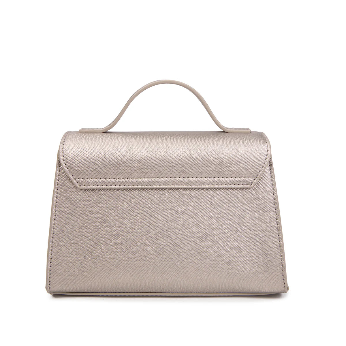 Vivienne D. donna borsa Mini Saffiano V165 Argento