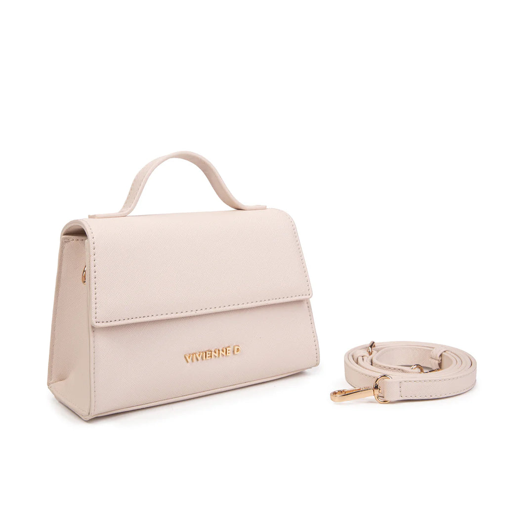 Vivienne D. donna borsa Mini Saffiano V165 Beige
