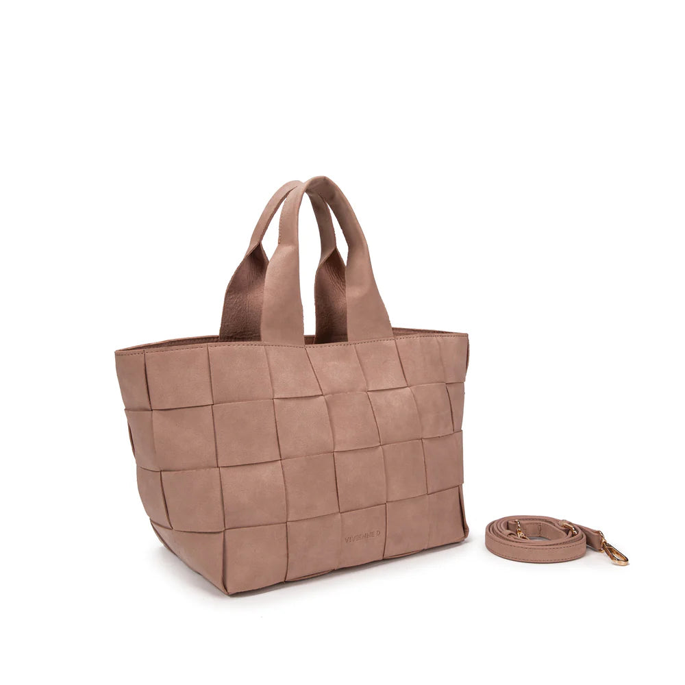 Vivienne D. donna borsa Shopper Pastel V186 Rosa