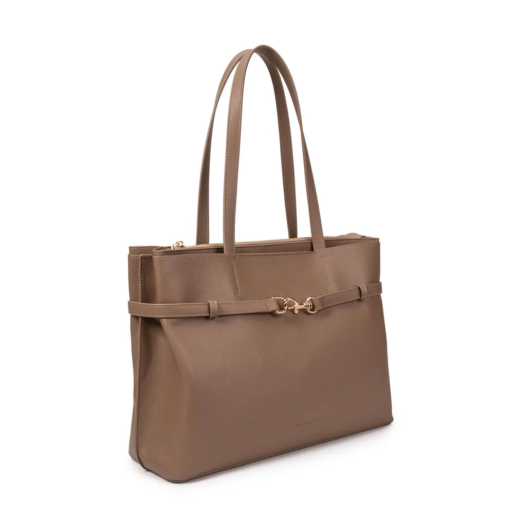 Vivienne D. donna borsa Shopper Busy V203 Tortora