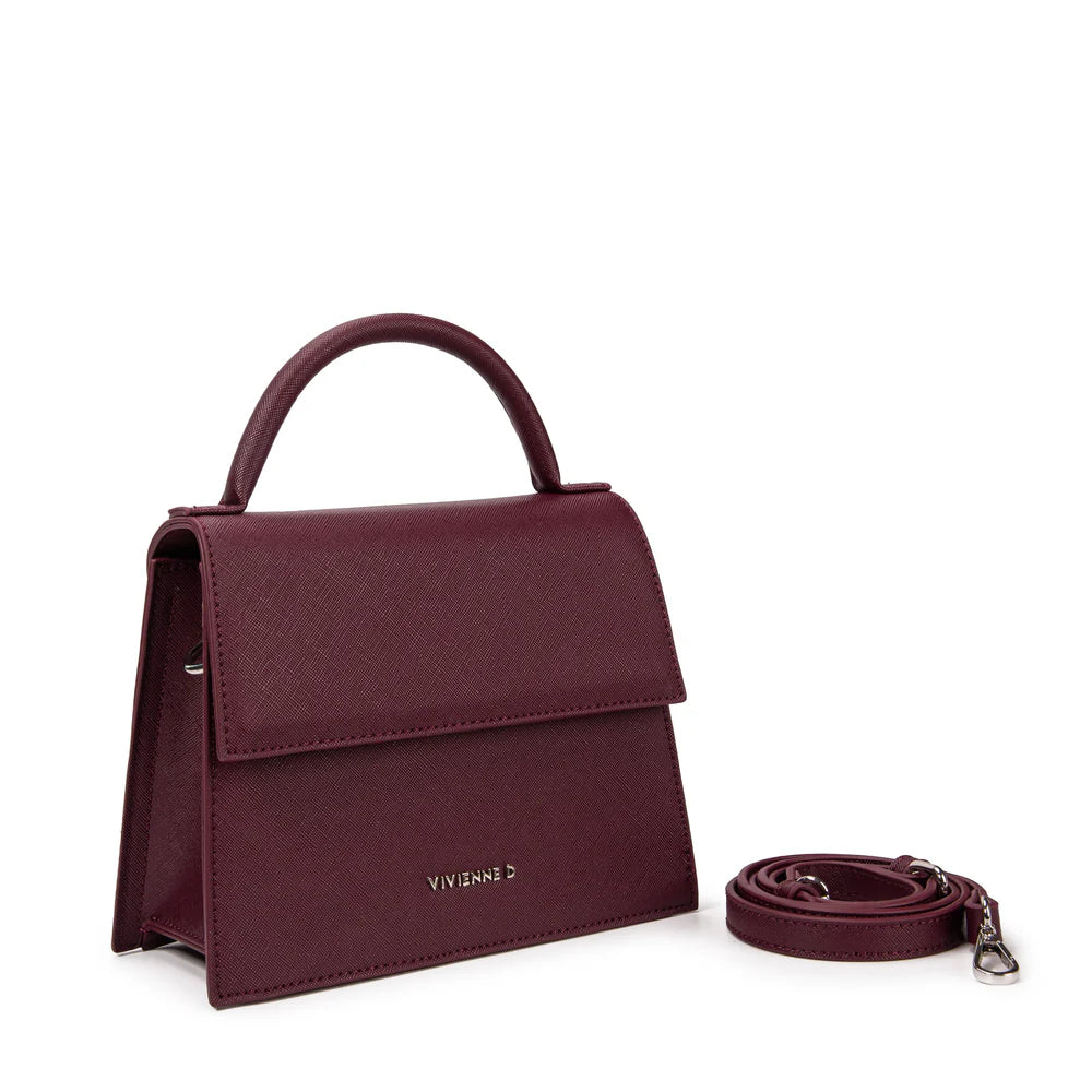 Vivienne D. donna borsa Mini Vogue V210 Bordeaux