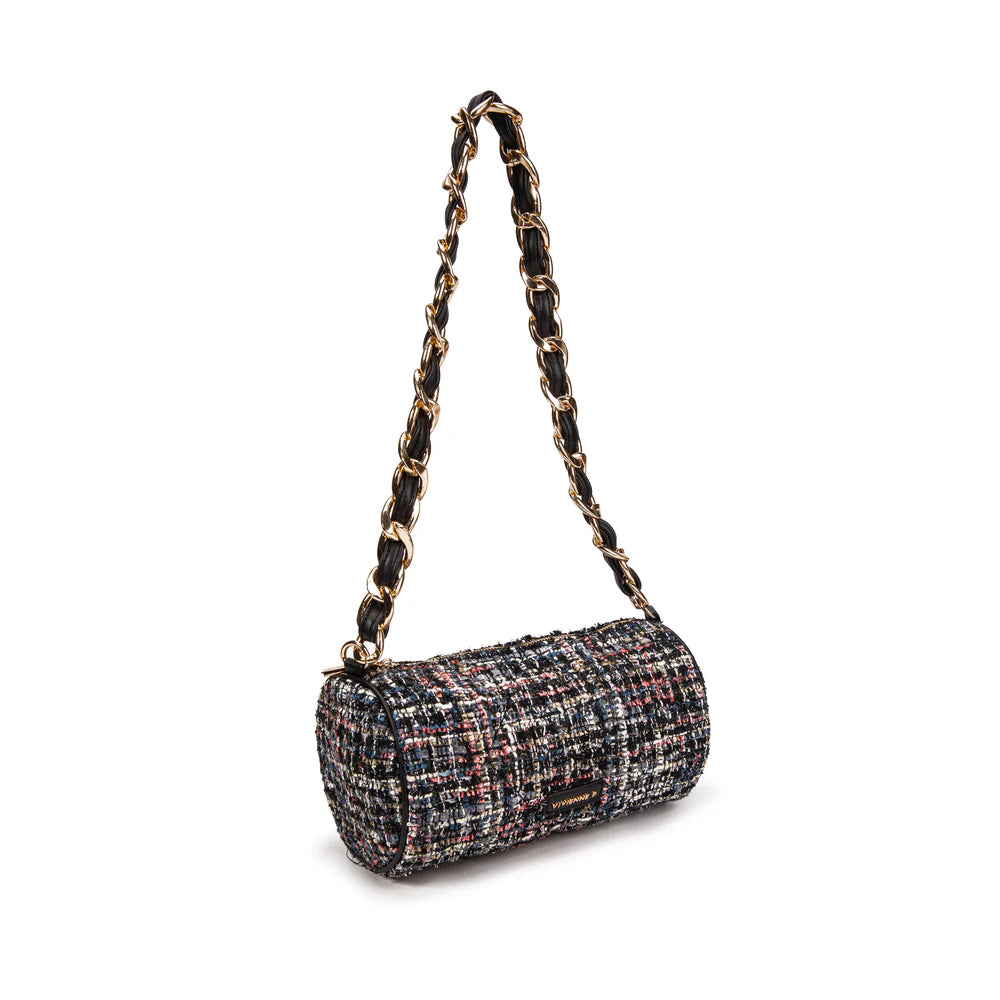 Vivienne D. donna borsa Tweed V215 Multicolor