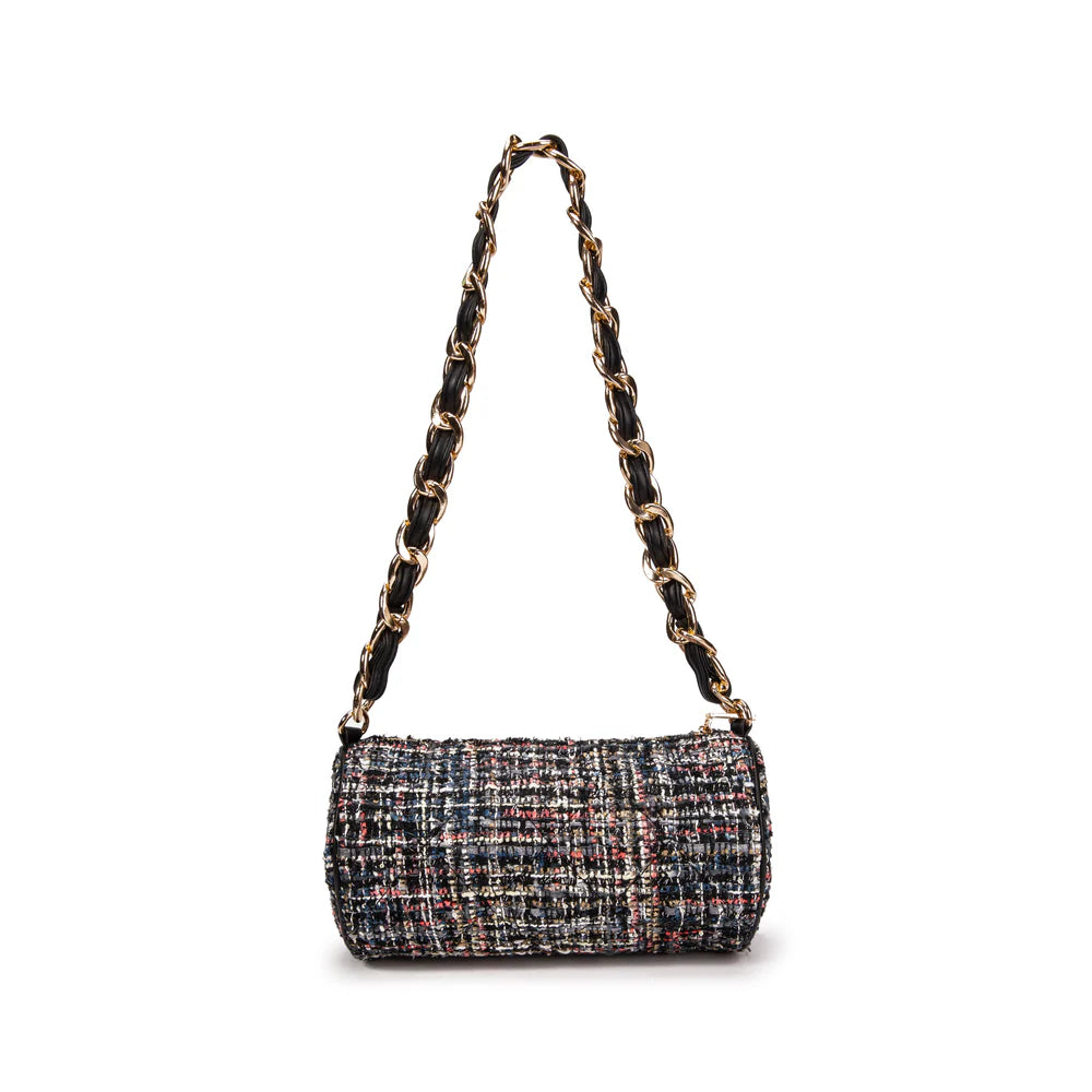 Vivienne D. donna borsa Tweed V215 Multicolor