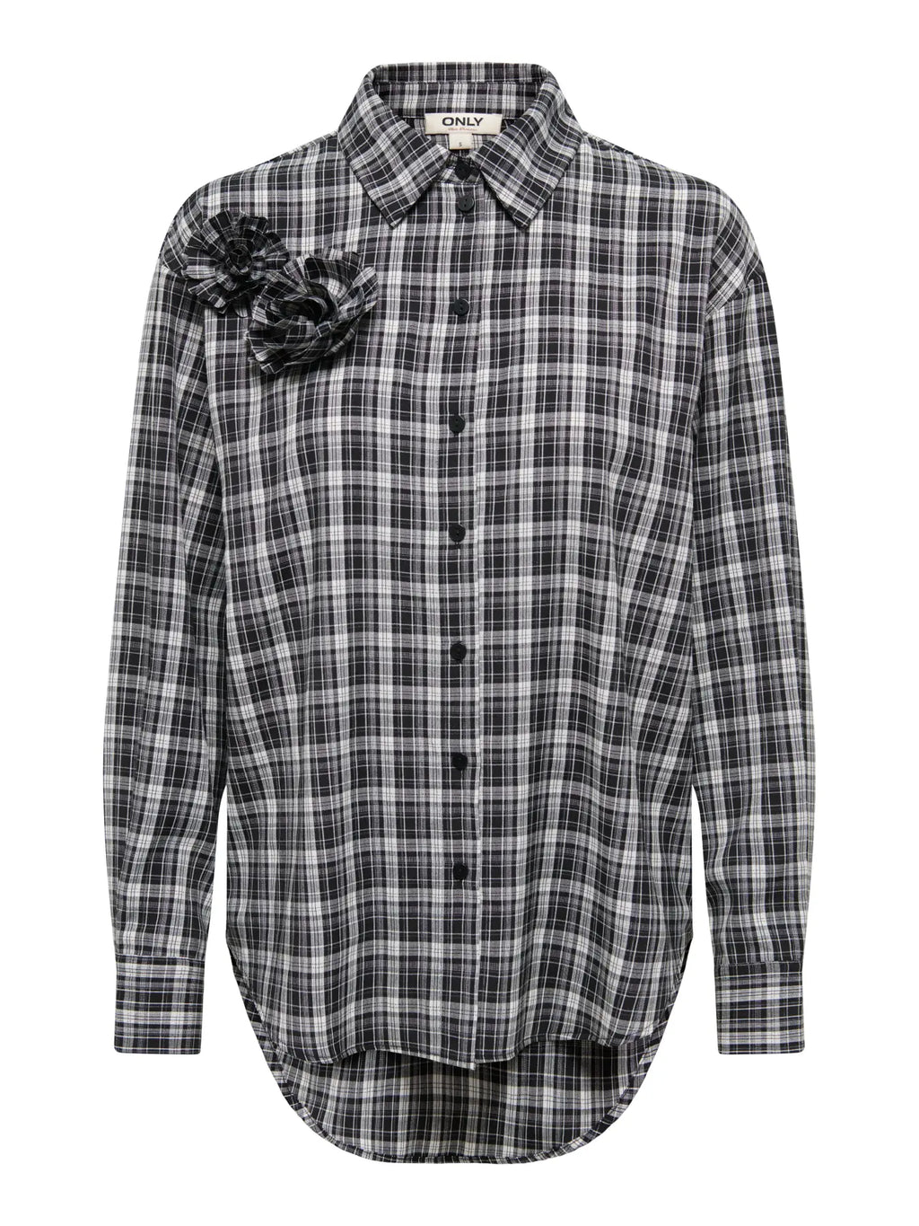 Only camicia BALVE LS CHECK 15384036 BLACK
