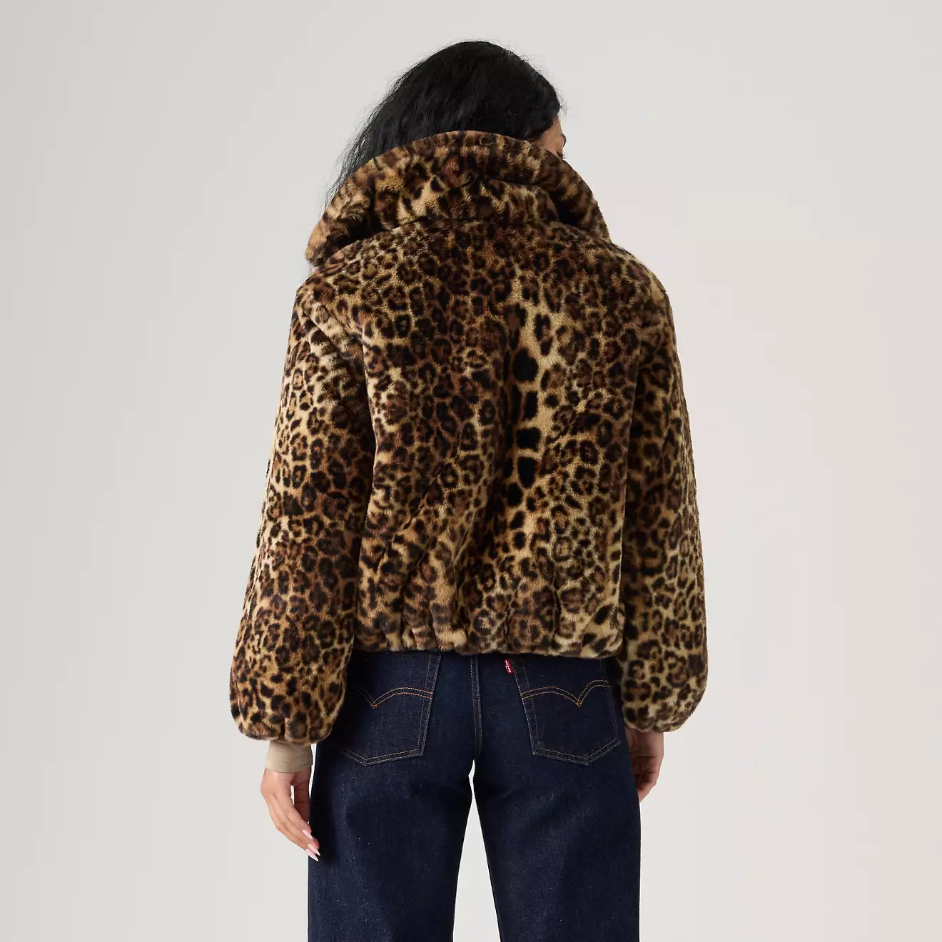 Levi's donna giubbino ELLE SHERPA LEOPARD JKT