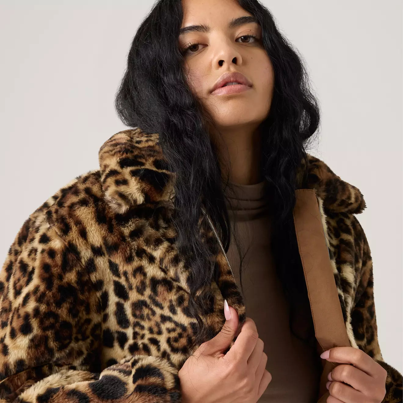 Levi's donna giubbino ELLE SHERPA LEOPARD JKT