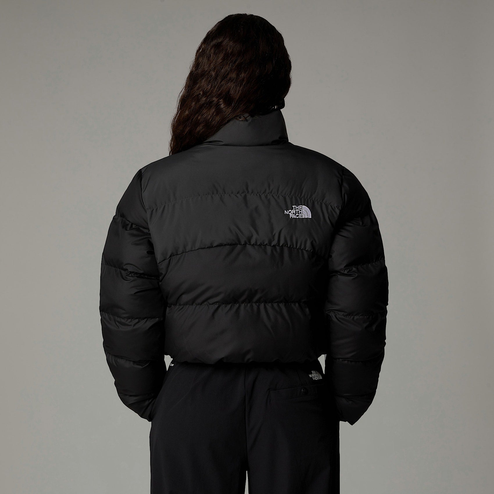 the north face donna giubbino cropped saikuru black