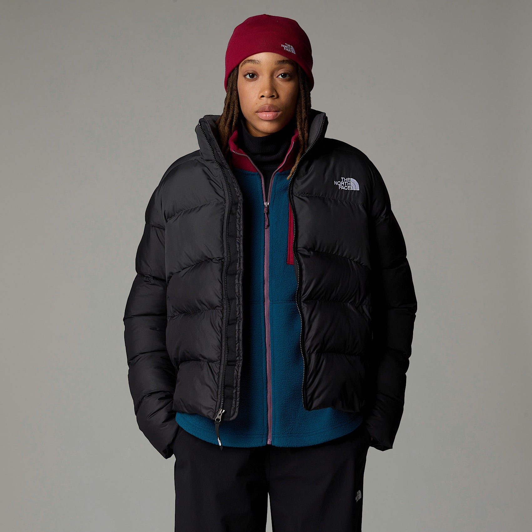 the north face donna giubbino saikuru black asphalt