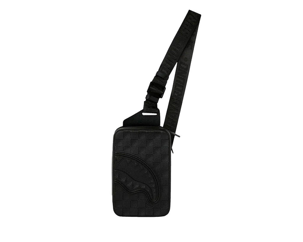 Sprayground zaino monospalla RAISED CHECK HARD SHELL B9557