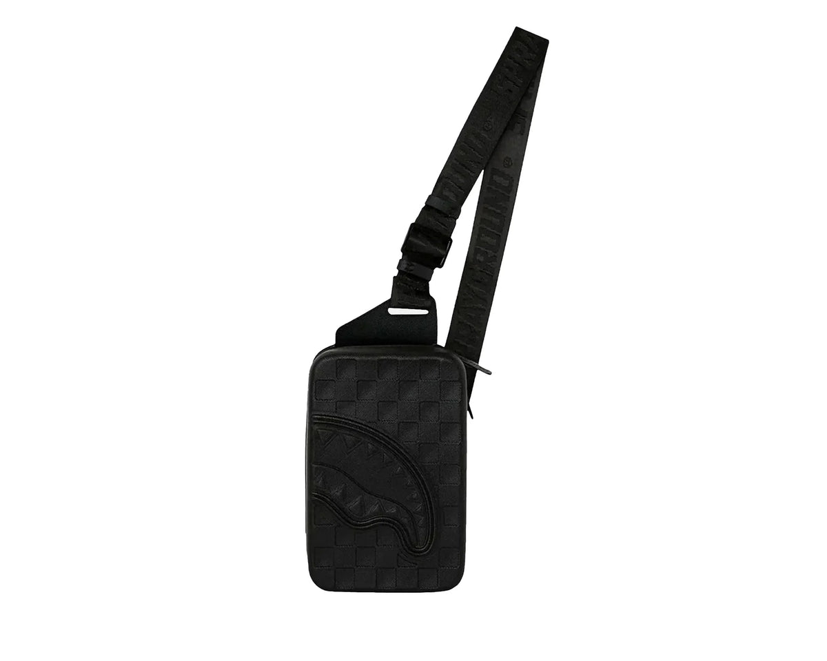 Sprayground zaino monospalla RAISED CHECK HARD SHELL B9557