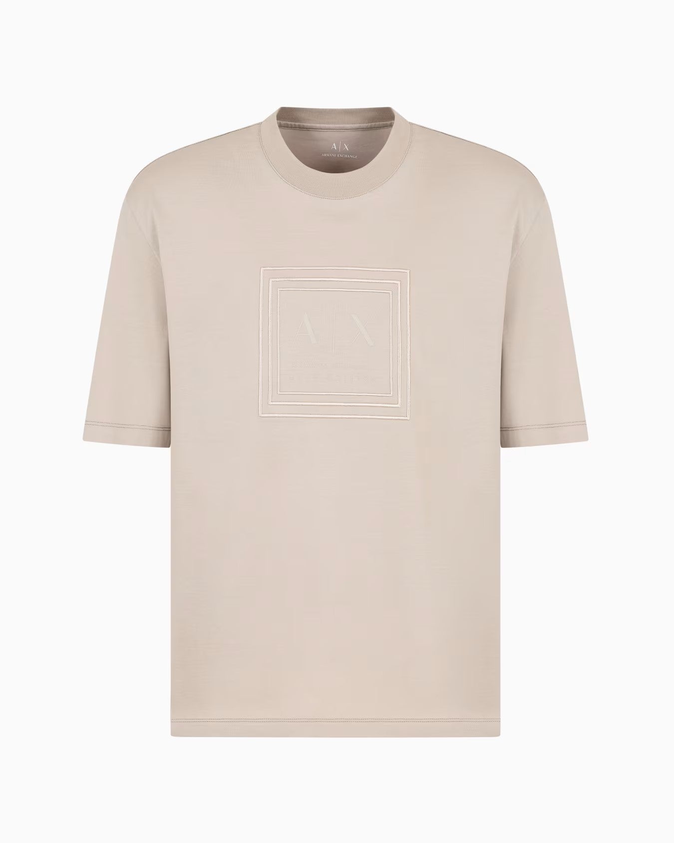 Armani Exchange uomo t-shirt XM000358AF10364 U6154 Beige
