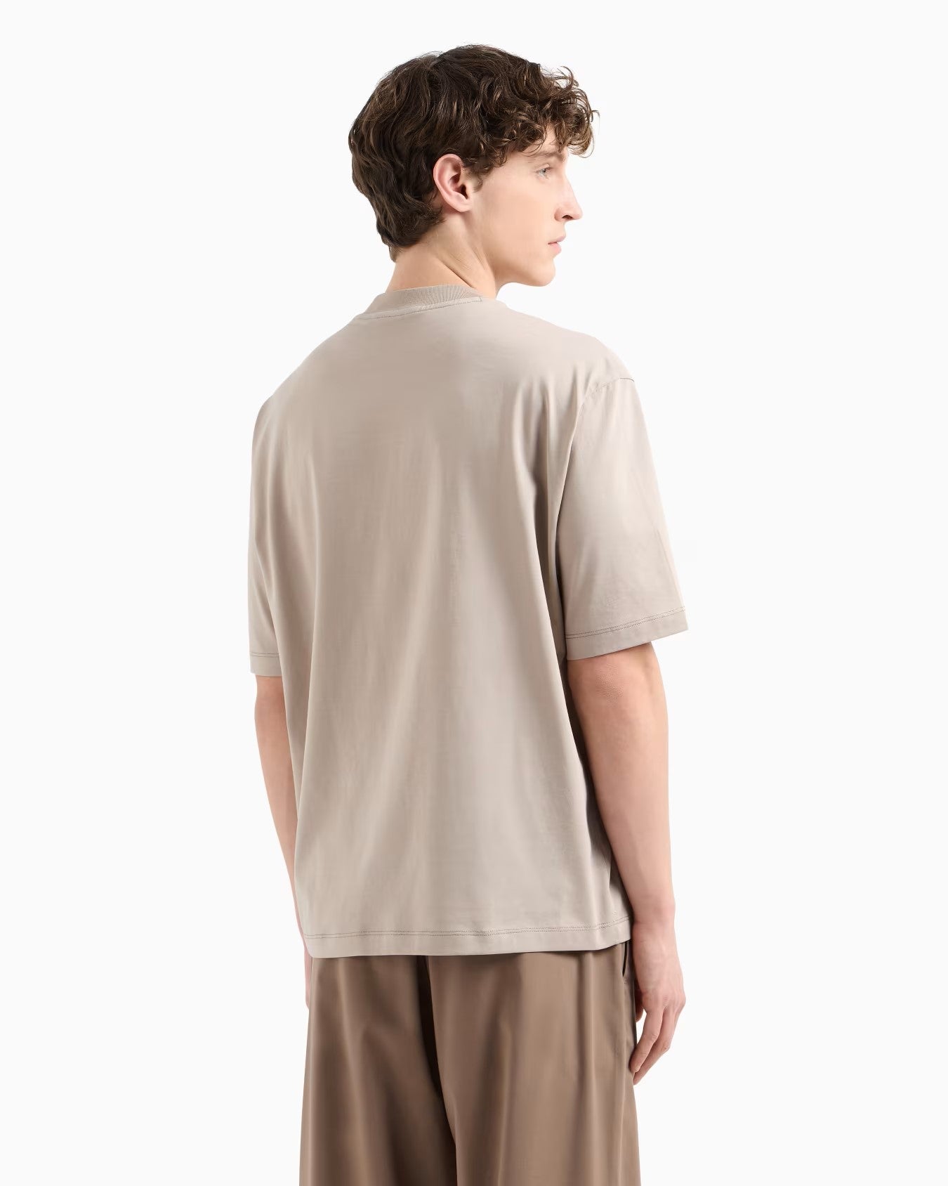 Armani Exchange uomo t-shirt XM000358AF10364 U6154 Beige