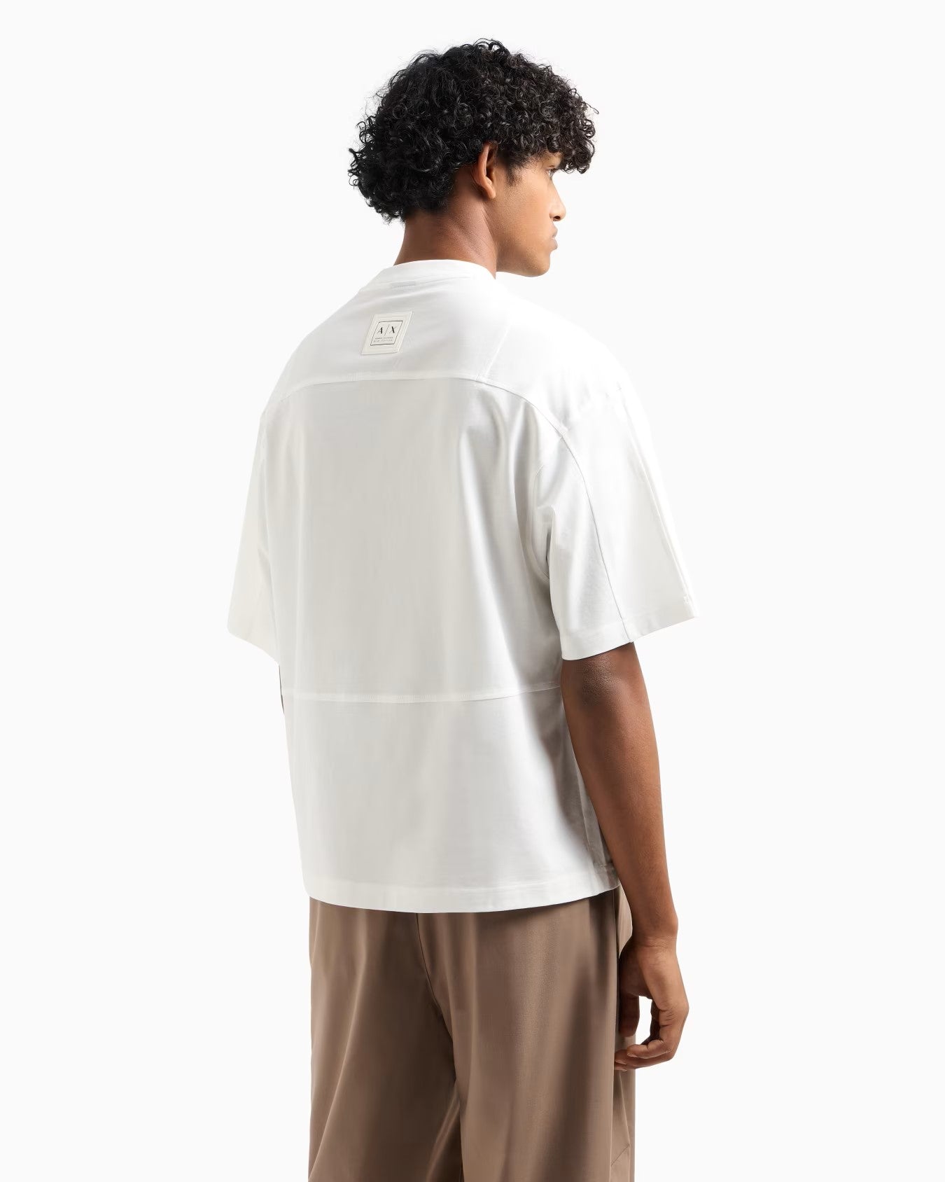 Armani Exchange uomo felpa XM000359AF10364U0009 Bianco