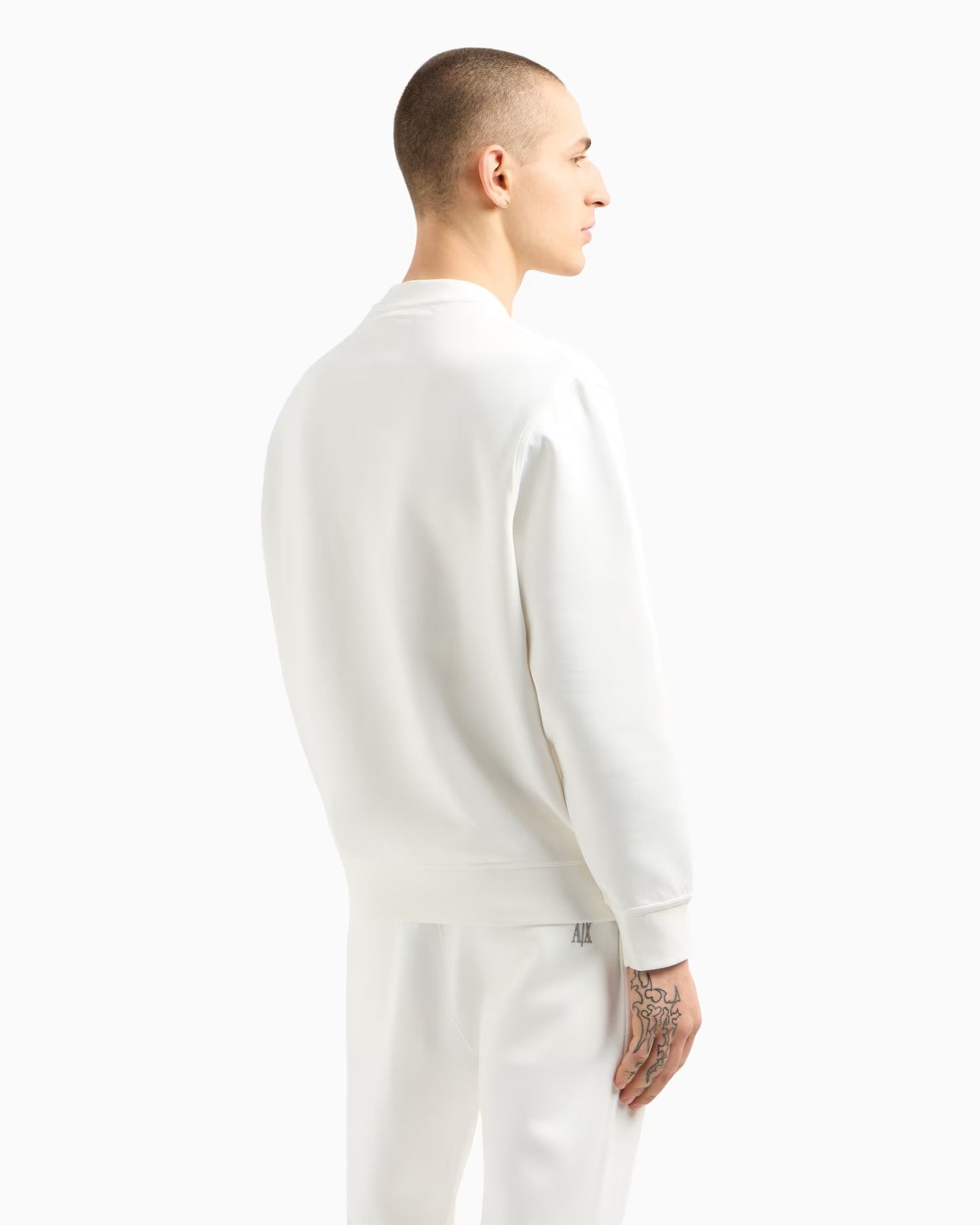 Armani Exchange uomo felpa XM000368AF10818 U0009 Bianco
