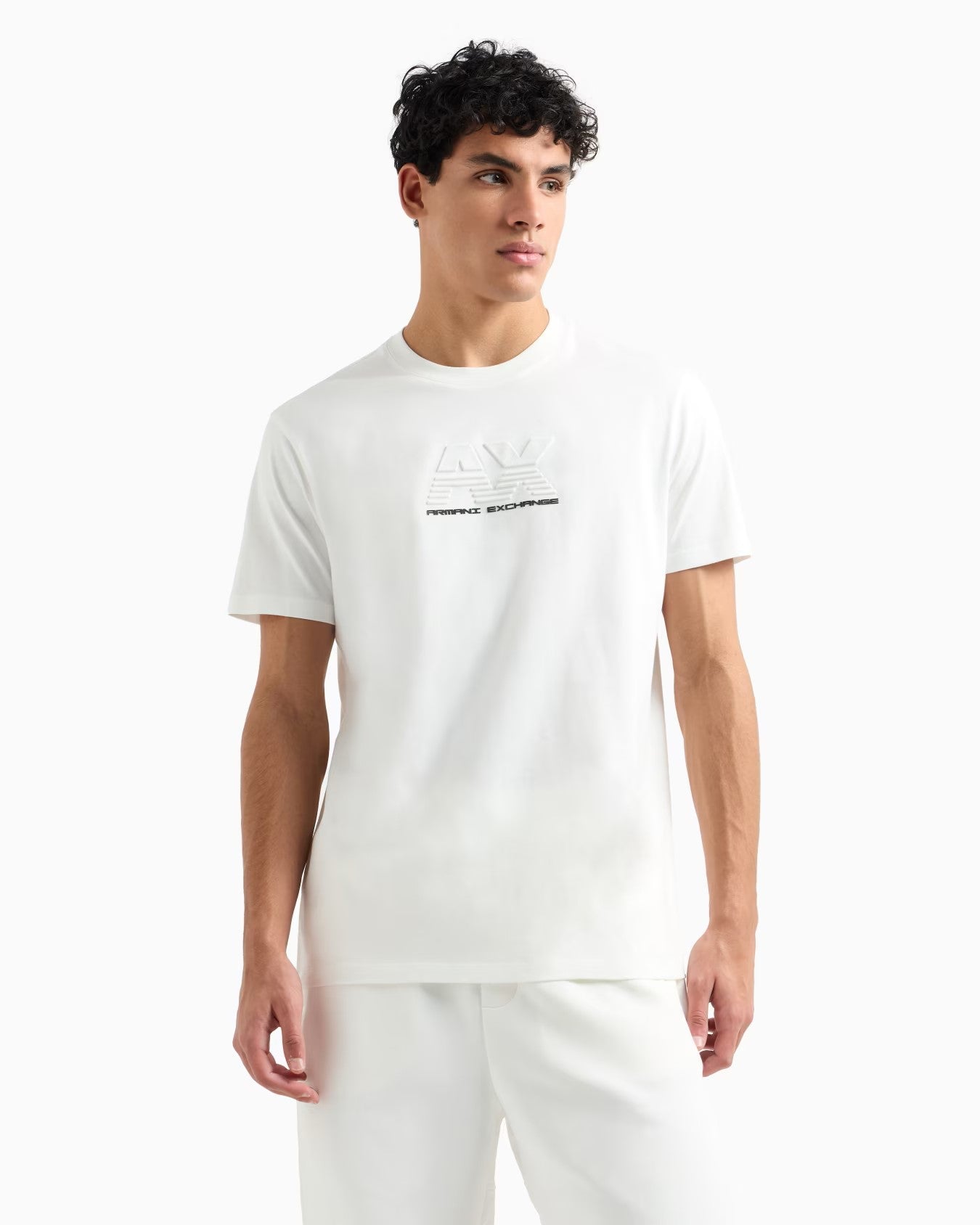 Armani Exchange uomo t-shirt XM000544AF10361 U0009 Bianco