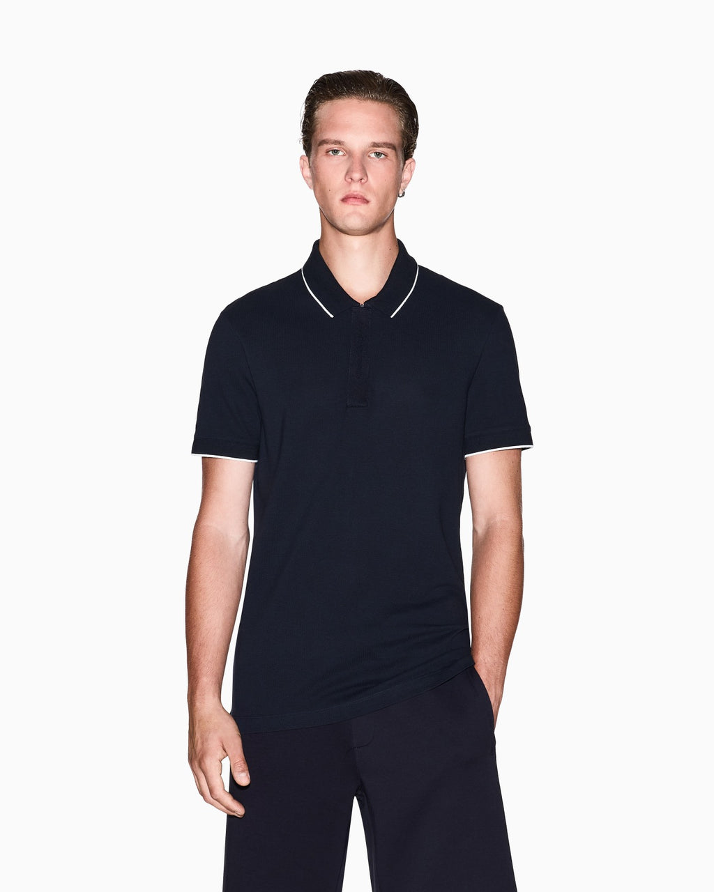 Armani Exchange uomo polo XM001285 AF10366 UB101 Blu
