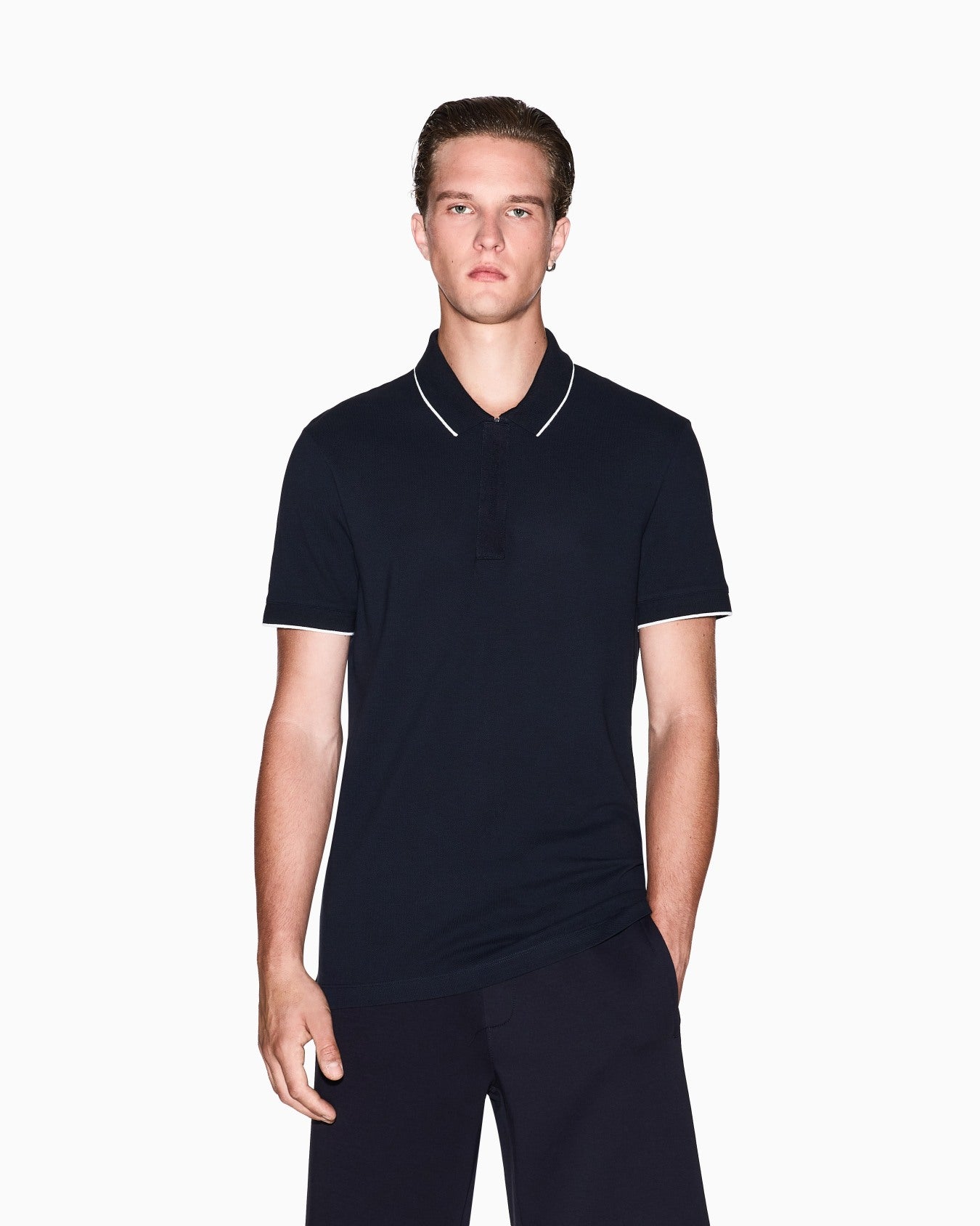 Armani Exchange uomo polo XM001285 AF10366 UB101 Blu