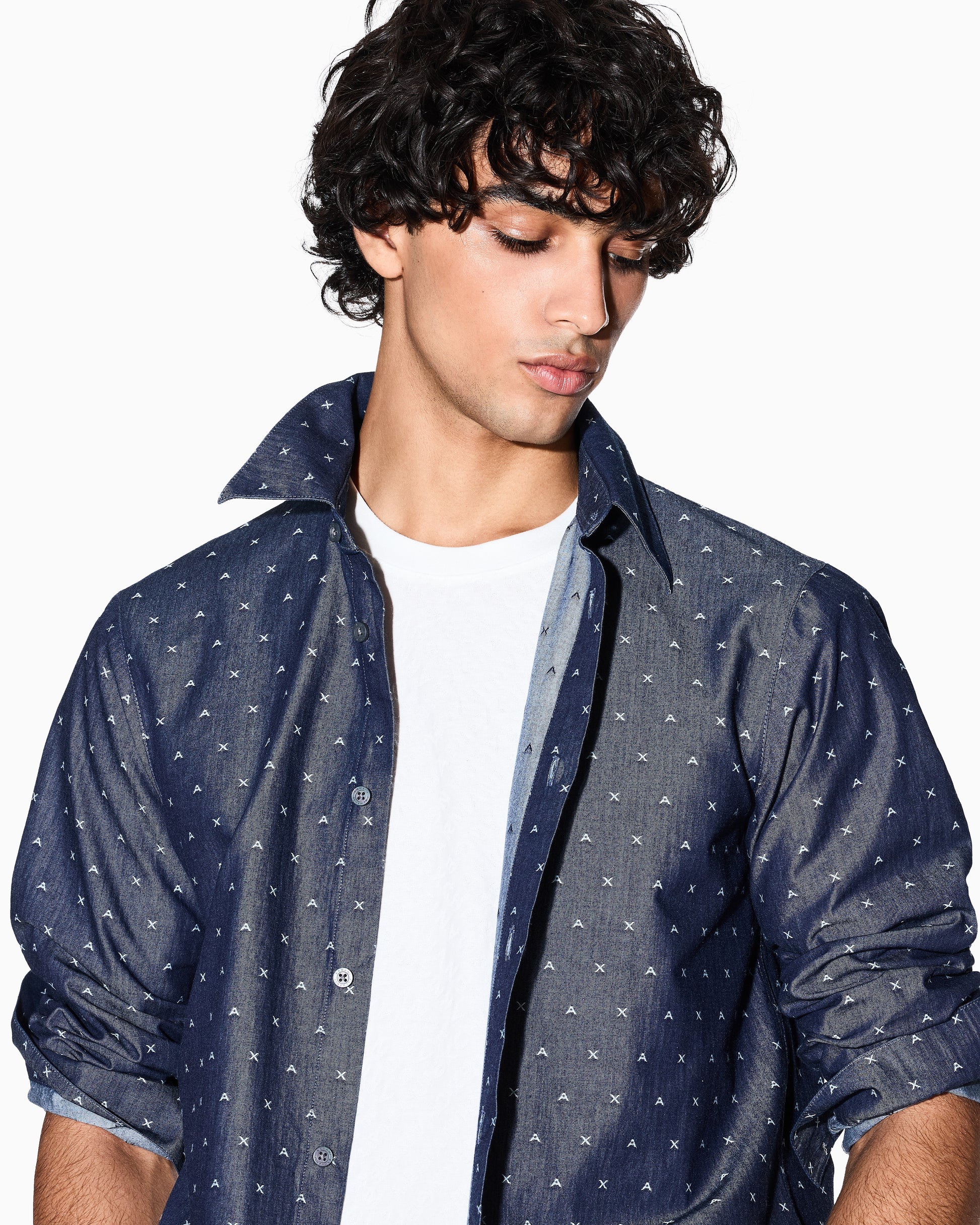 Armani Exchange uomo camicia XM001716 AF17528 FB071