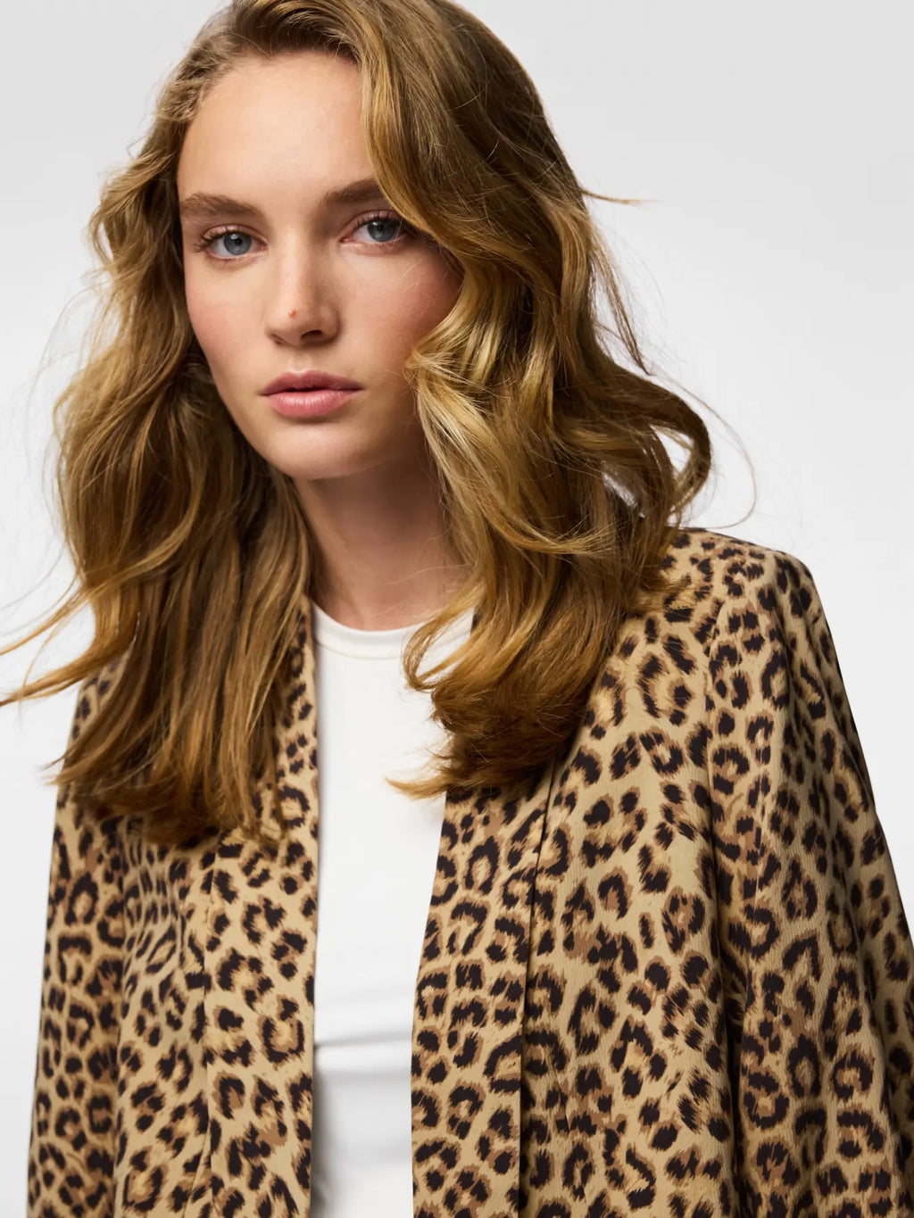 PIECES BLAZER BOSELLA 17126850 Natural LEO