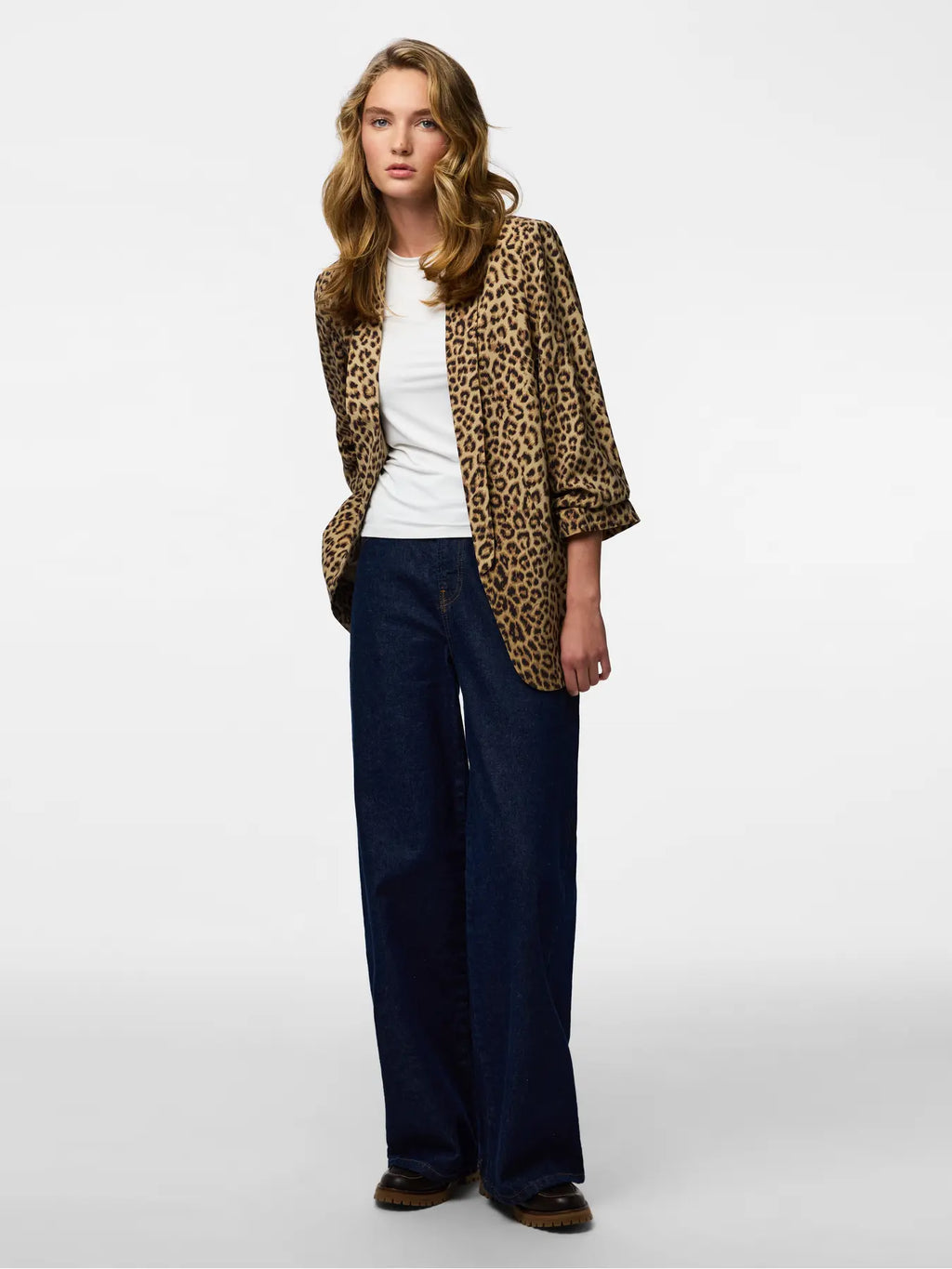 PIECES BLAZER BOSELLA 17126850 Natural LEO