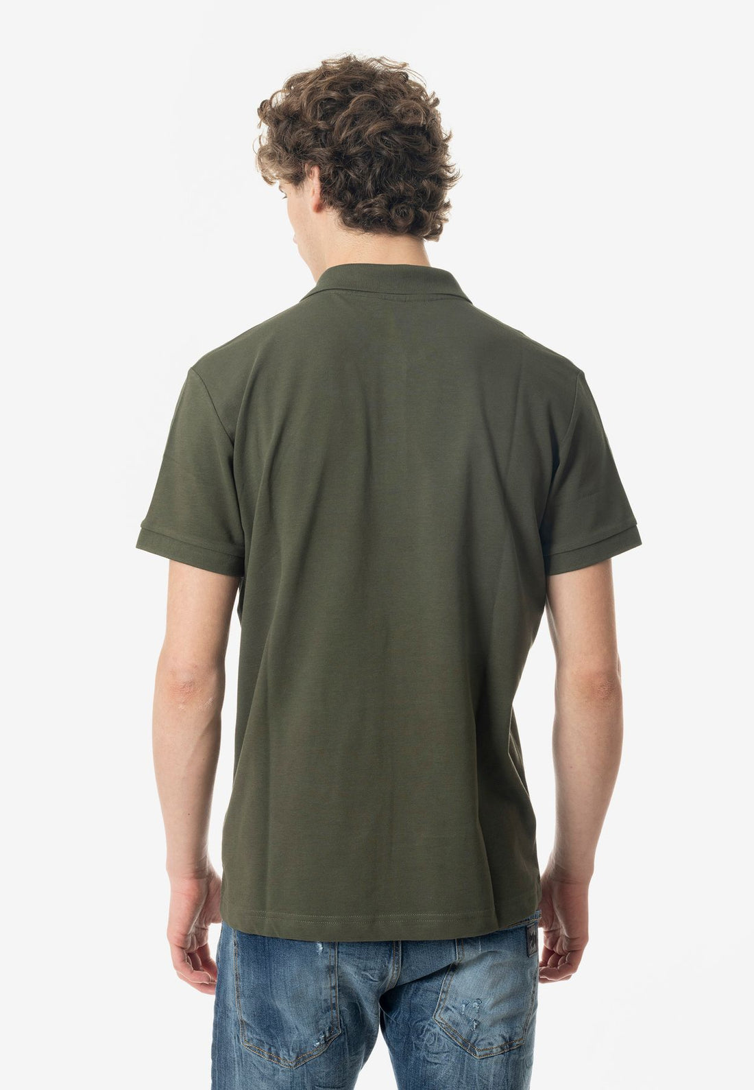 Refrigiwear uomo polo Kurt RM0T25900PX9032 e03560 Verde Militare