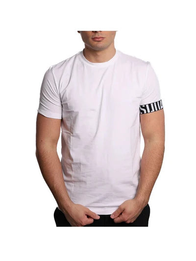 Dsquared uomo t-shirt D9M3S5770 110 White/Black