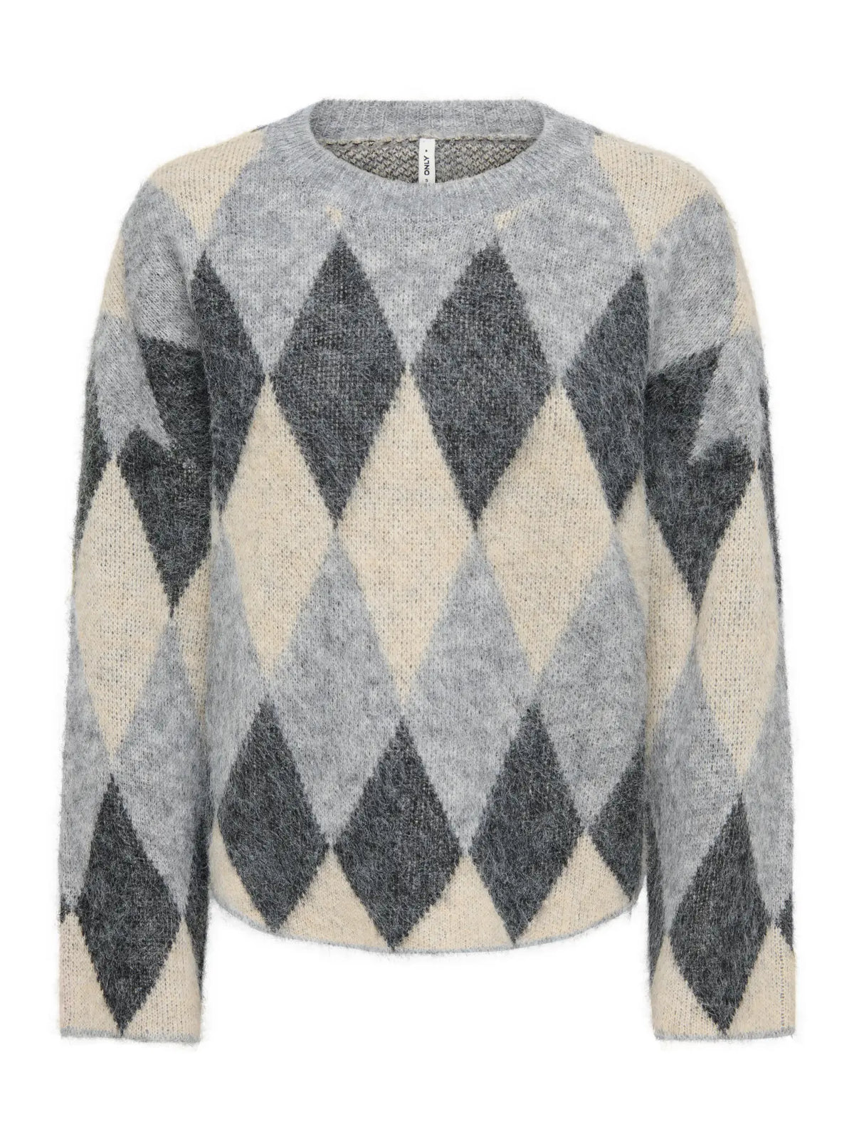 Only maglia NOEME 15378140 Light Grey Melange