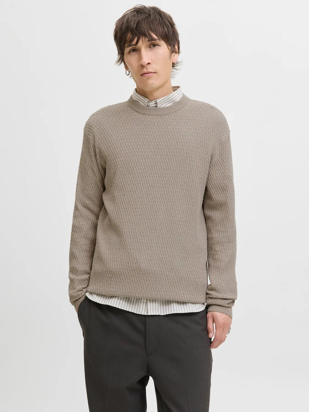 Jack & Jones uomo maglia Reagan 12283381 Peat