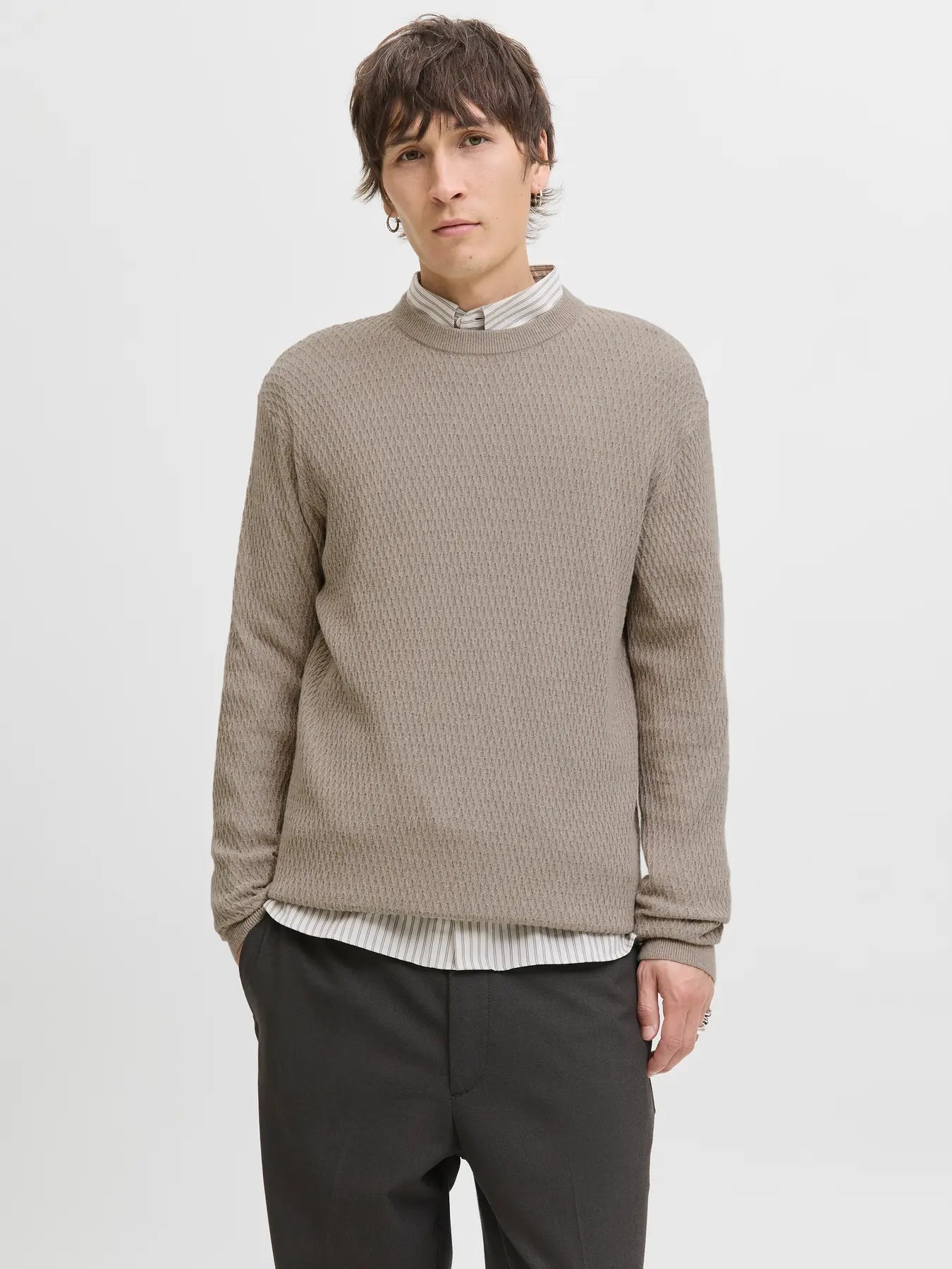 Jack & Jones uomo maglia Reagan 12283381 Peat
