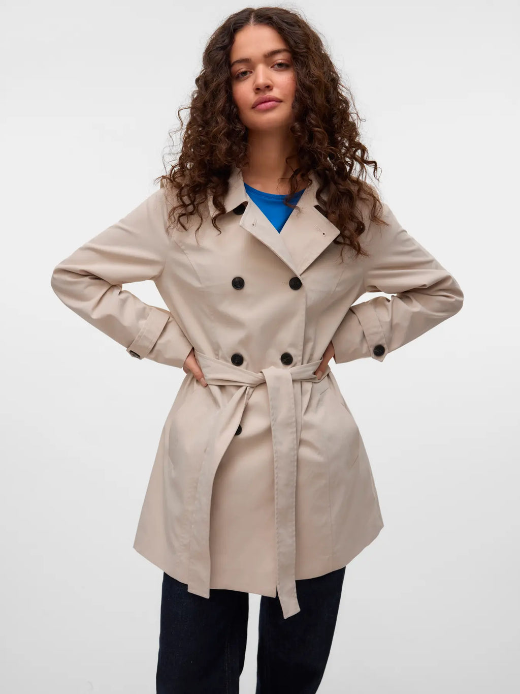 Vero Moda donna Trench Chelsea Oliva Coat 10329343 noos