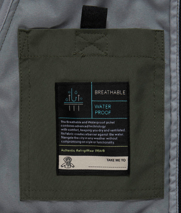 Refrigiwear uomo giubbino SPEED RM0G05718XT379 GREEN