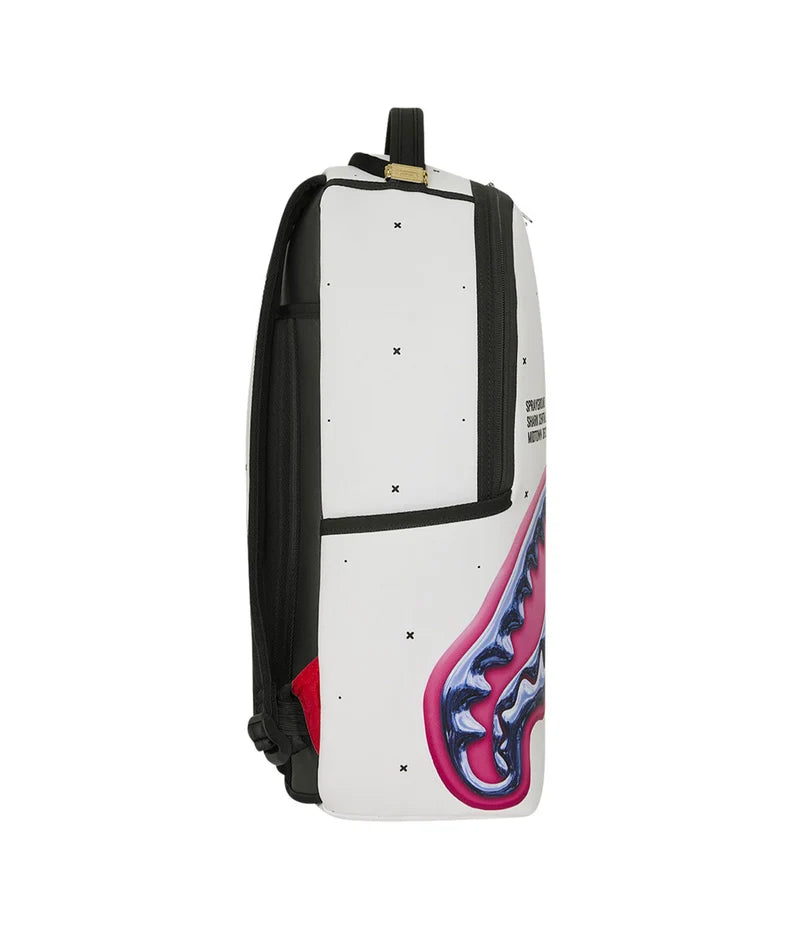 Sprayground zaino SHARK CENTRAL LIQUID CHROME B8427