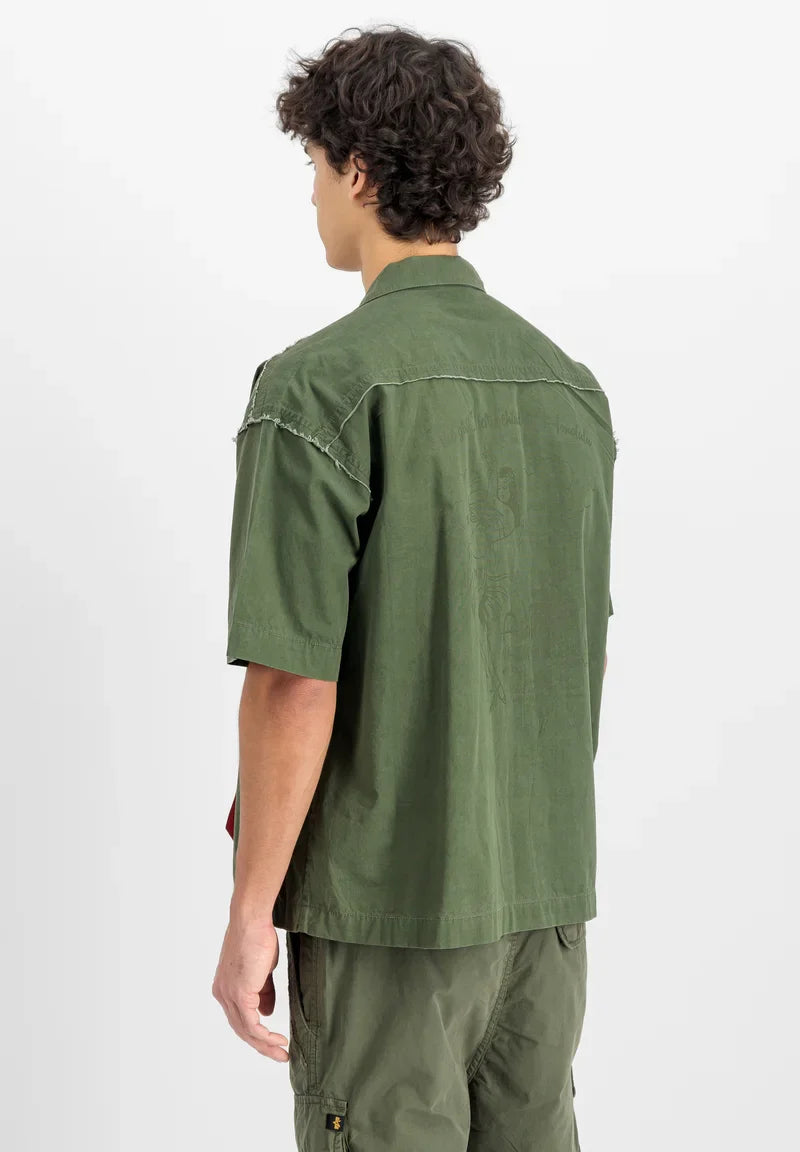 Alpha Industries uomo camicia Aloha Safari X156138 13