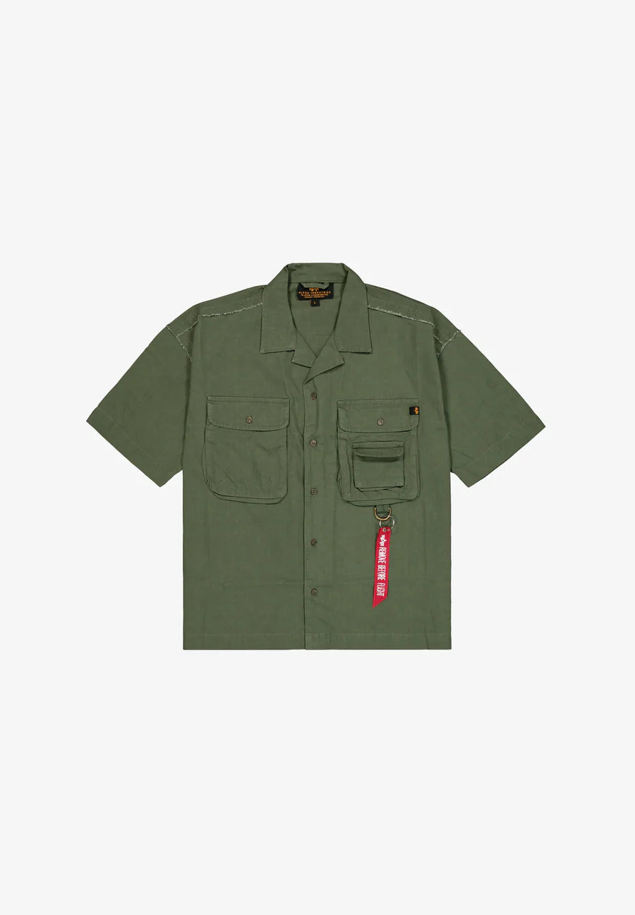 Alpha Industries uomo camicia Aloha Safari X156138 13
