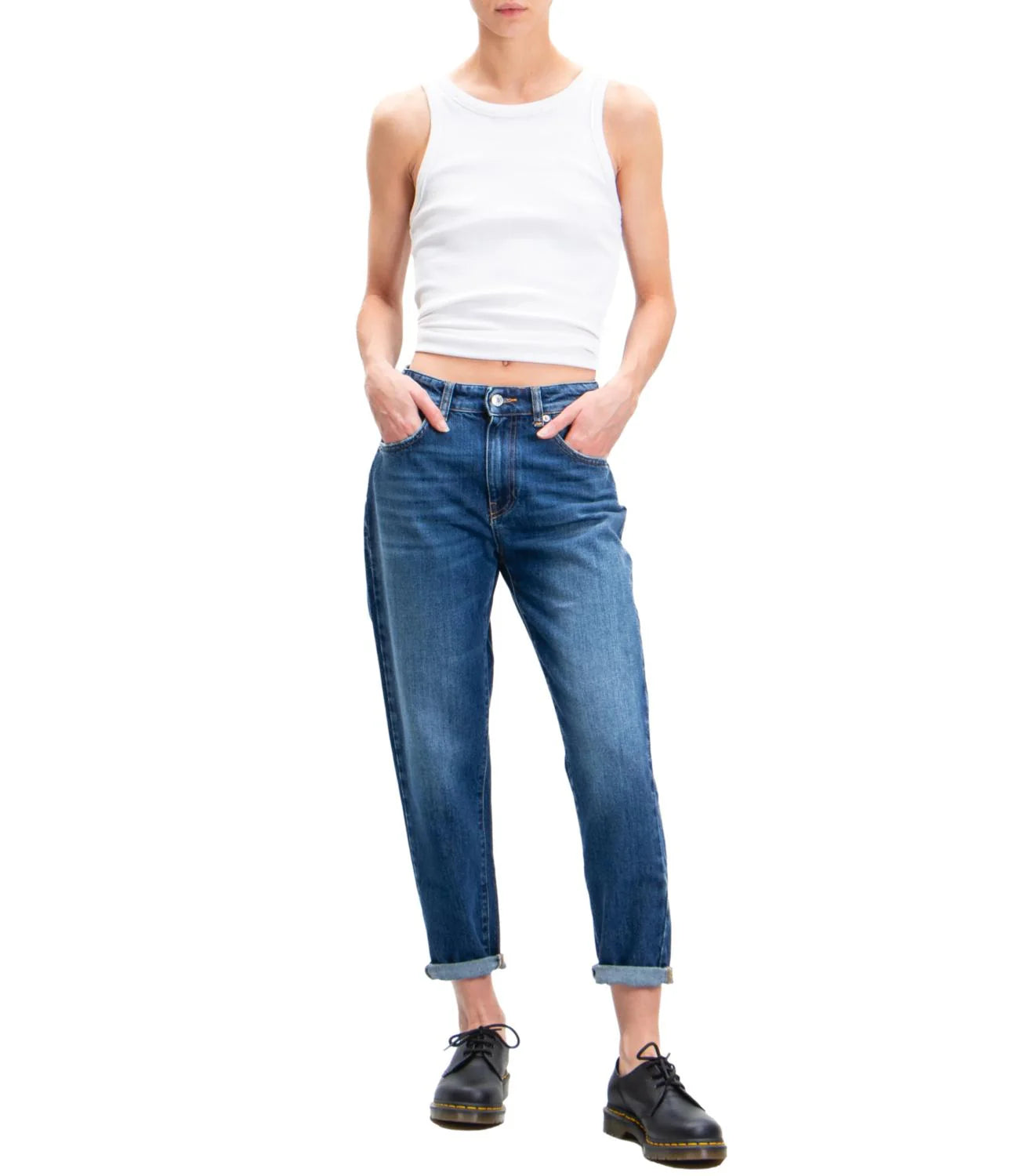 Vicolo donna jeans DS0110 denim Blu