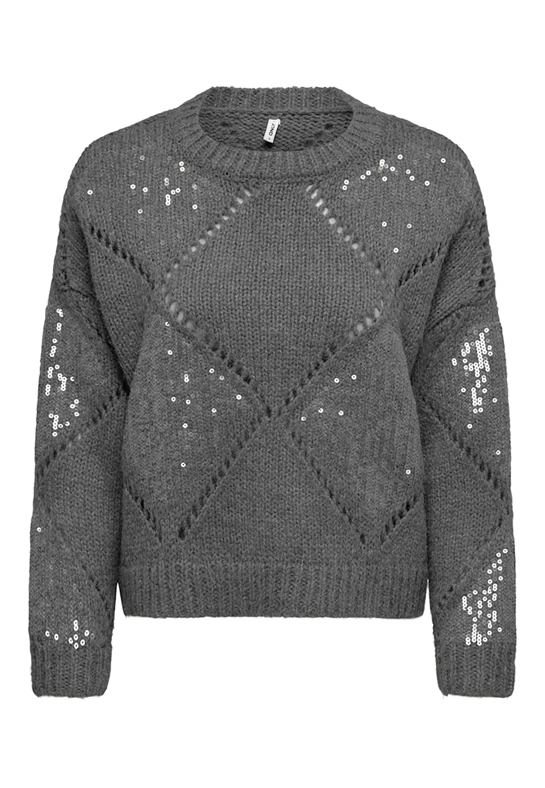 Only donna maglia Kansas Life 15358402 Medium Grey