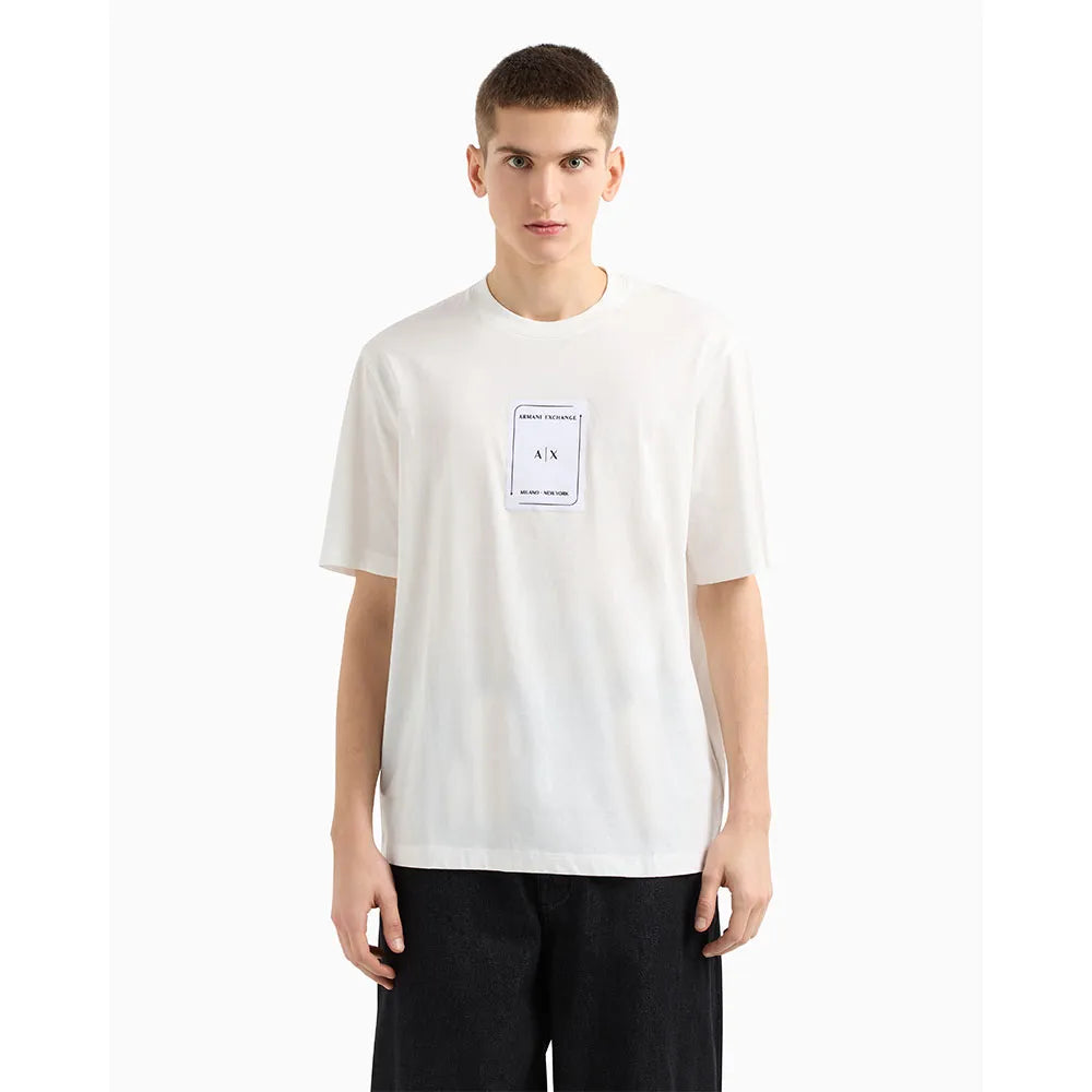Armani Exchange uomo t-shirt XM000570AF10356 U009 Bianco