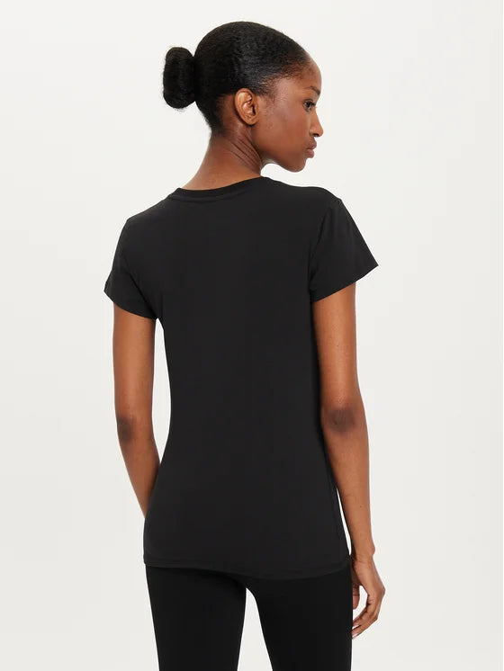 armani exchange donna t-shirt 6DYT35 YJCTZ 1200 Nero