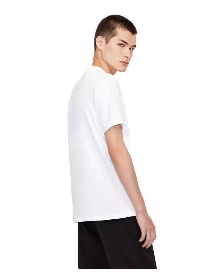 Armani Exchange uomo t-shirt 8NZT76 Z8H4Z 1100 Bianco