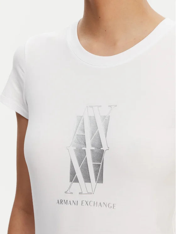 Armani Exchange donna t-shirt XW000511AF11929 U0002 Bianco