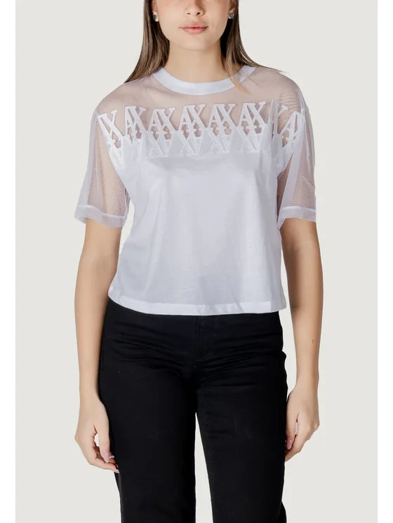 Armani Exchange donna t-shirt XW000516AF10359 U0002 Bianco