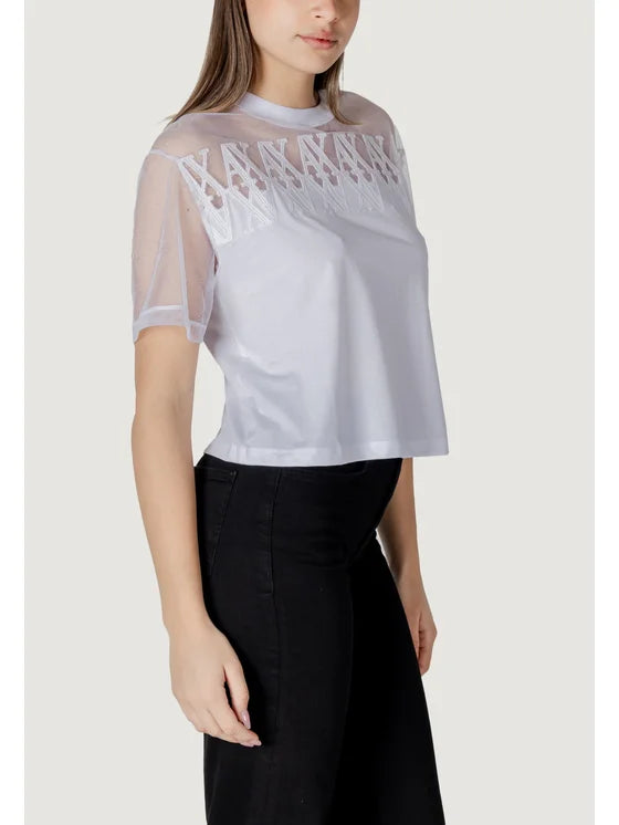 Armani Exchange donna t-shirt XW000516AF10359 U0002 Bianco