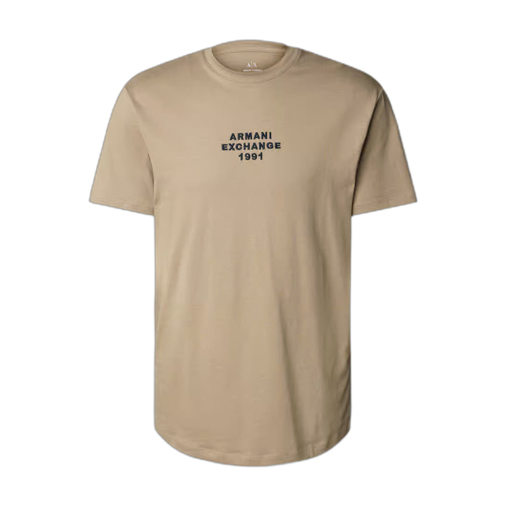 Armani Exchange uomo t-shirt XM000540AF10362 U6167 Beige