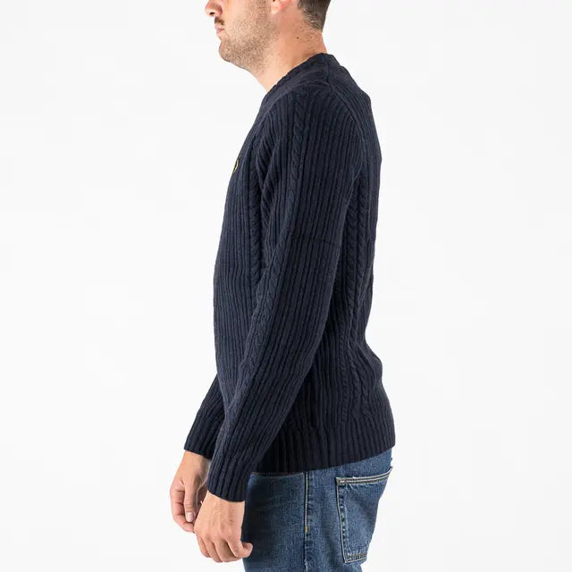 Lyle & Scott uomo maglia Ribbed Cable KN2318V Z56