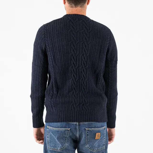Lyle & Scott uomo maglia Ribbed Cable KN2318V Z56
