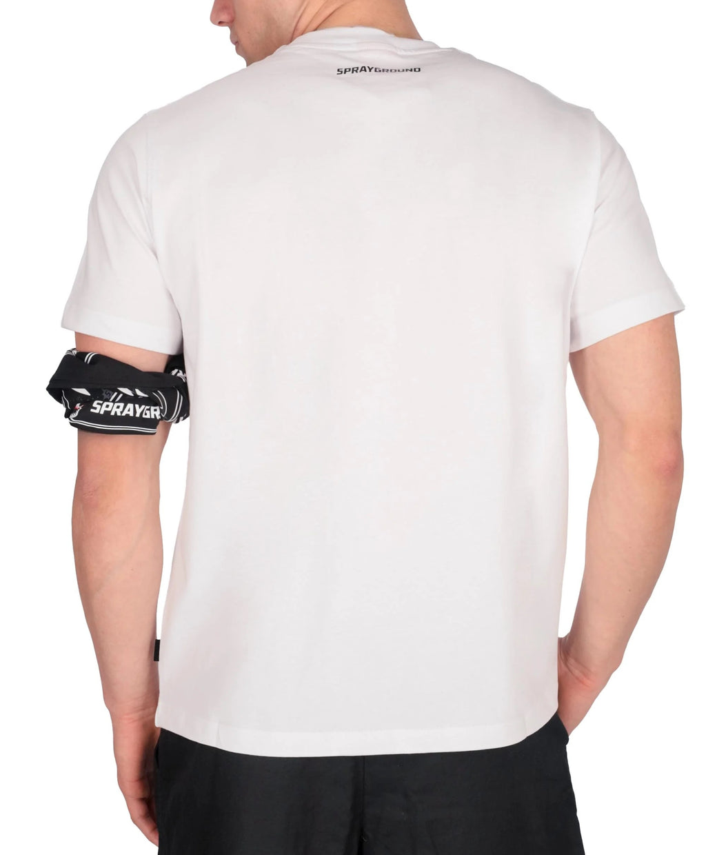 Sprayground uomo t-shirt Black Bandana SP731WHTBLACK