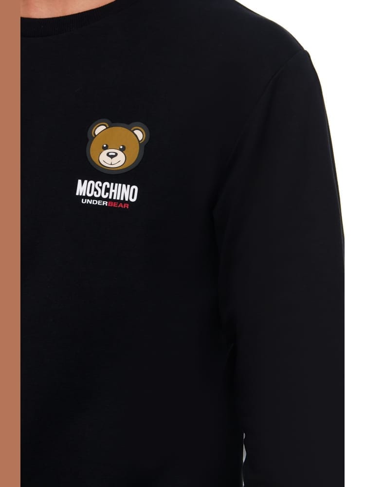 moschino uomo felpa 242V11788-4413 0555 Nero